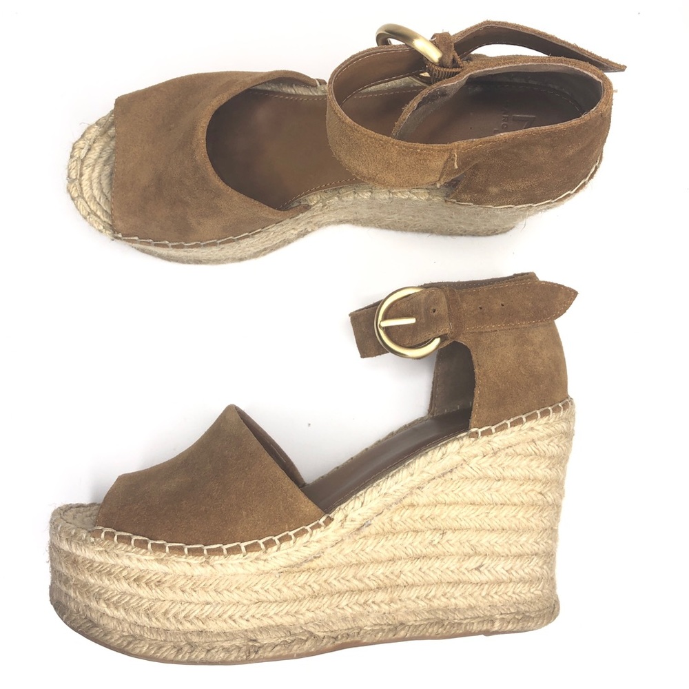Marc Fisher LTD. Espadrille Platform Wedge Sandals size 9.5